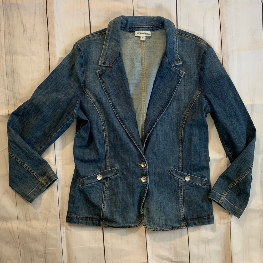 St. John Jean Jacket